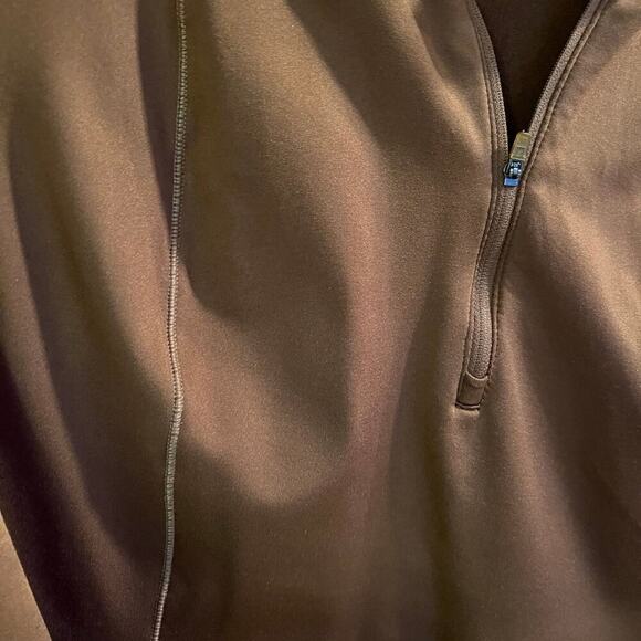 Spyder Active brown 1/4 zip athletic Women’s size XL top - Picture 3 of 8
